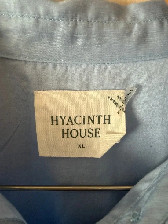 Hyacinth House Powder Blue Cindy Midi Dress Size XL - Picture 5 of 7